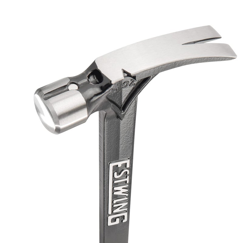 ESTWING Ultra Series Hammer - 15 oz Rip Claw Framing Hammer with Smooth Face & Genuine Leather Grip - E15S - Image 3